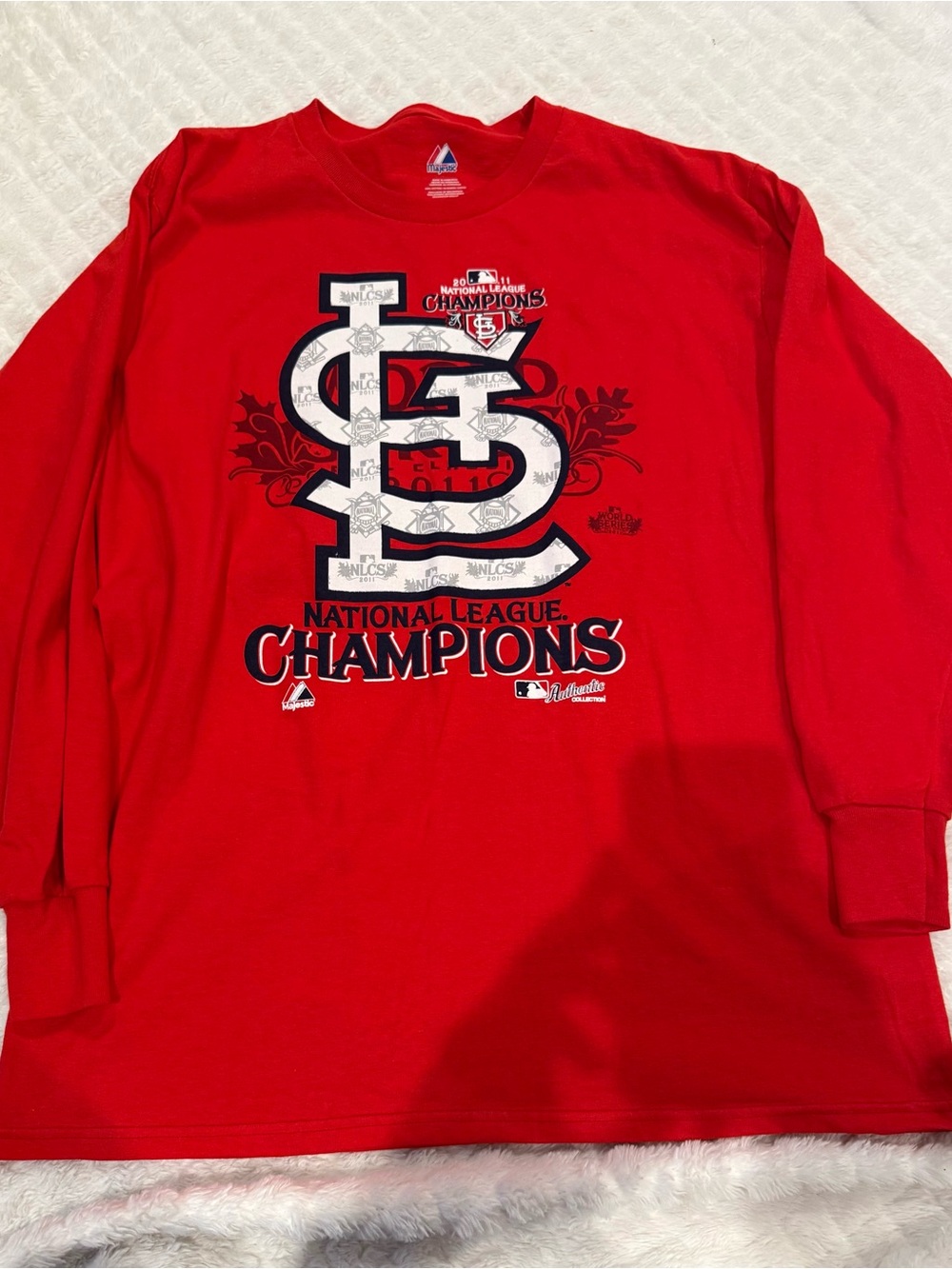 Majestic 2011 St Louis Cardinals Long Sleeve Tee